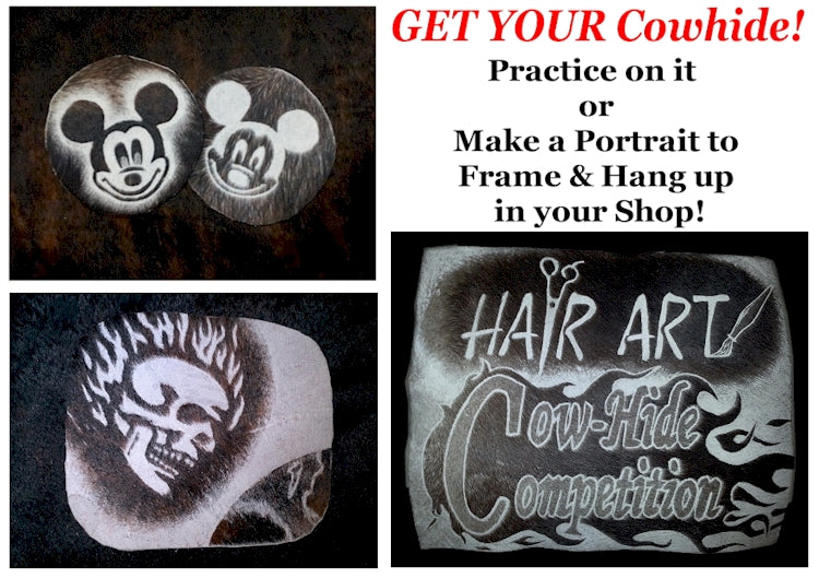Hair-Art-Hide (Whole Extra-Large Hide)