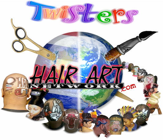 MR. HAIR ART "TWISTERS" 10 Color Pencils