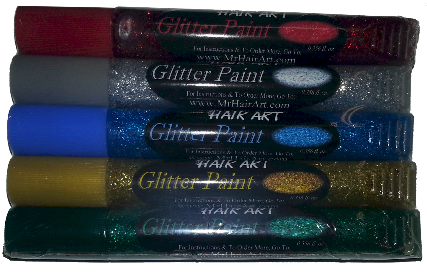 Mr. Hair Art Color Mini-Glitter Paint Pack