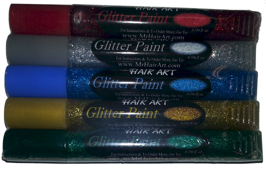 Mr. Hair Art Color Mini-Glitter Paint Pack